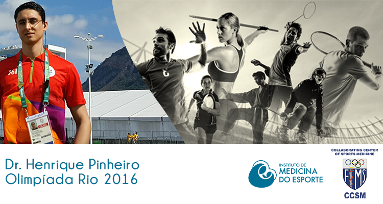 Dr. Henrique Pinheiro é médico do esporte na Olimpíada Rio 2016!